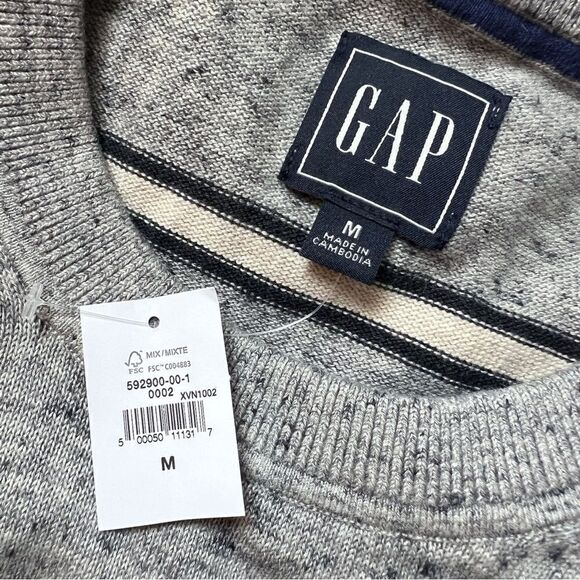 Gap Mainstays stripe crew neck sweater - Picture 2 of 6